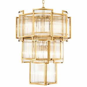 Casa Padrino lustre de luxe or Ø 58 x H. 84 cm - Lustre pour hôtel et restaurant