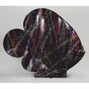 Casa Padrino XXL Decorative Fish Sculpture Black / Colorful H. 110 cm - Decorative Figure