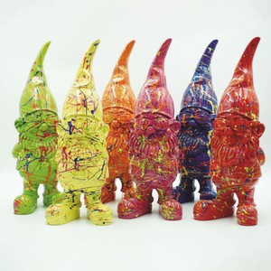 Casa Padrino Decorative Garden Gnome Figurine H. 40 cm - Different Colors - Decorative Sculpture