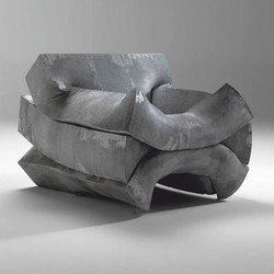 Casa Padrino Luxury Designer Armchair Gray 102 cm - Luxury Furniture - Made in Italy