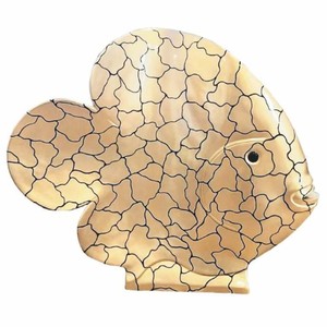 Casa Padrino XXL Decorative Fish Sculpture Gold / Black H. 110 cm - Decorative Figure
