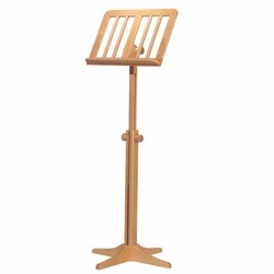 Casa Padrino Luxury Solid Wood Music Stand Natural H. 71.5-125 cm - Made in Italy