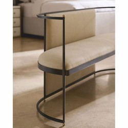 Casa Padrino banc de luxe beige / bronze / or 170 cm - Meubles de salon et d'hôtel
