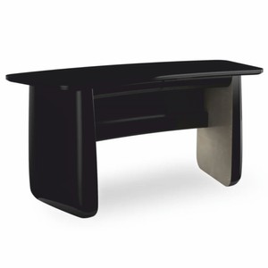Casa Padrino Luxus Schreibtisch / Schminktisch Schwarz 155 cm - Luxus Möbel