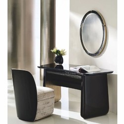 Casa Padrino Bureau / Coiffeuse de Luxe Noir 155 cm - Meubles de Luxe
