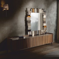 Casa Padrino Miroir Design de Luxe Coloré 135 cm - Meubles Design de Luxe