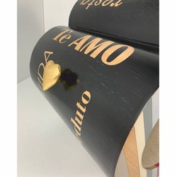Casa Padrino Luxury Designer Heart Shaped Dog House 45 x H. 50 cm - Dog Furniture