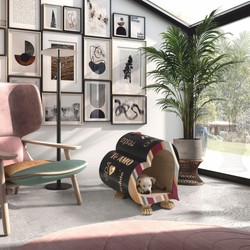 Casa Padrino Luxury Designer Heart Shaped Dog House 45 x H. 50 cm - Dog Furniture