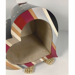 Casa Padrino Luxury Designer Heart Shaped Dog House 45 x H. 50 cm - Dog Furniture