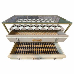 Casa Padrino Luxury Designer Chest of Drawers with 4 Drawers Colorful - Luxury Furniture
