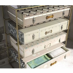 Casa Padrino Luxury Designer Chest of Drawers with 4 Drawers Colorful - Luxury Furniture