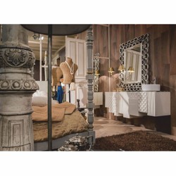 Casa Padrino armoire vasque mural design de luxe blanc brillant 170 cm