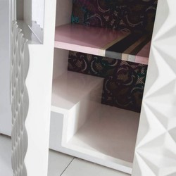 Casa Padrino armoire vasque mural design de luxe blanc brillant 170 cm