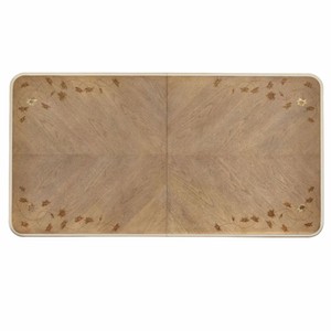 Casa Padrino Luxus Barock Esstisch Braun / Champagner-Gold 213-300 cm - Barock Möbel