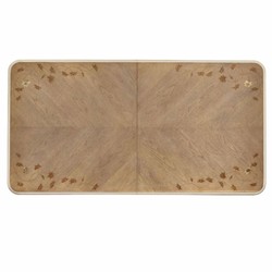 Casa Padrino tavolo da pranzo barocco di lusso marrone / oro-champagne 213-300 cm - Mobili barocchi