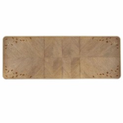 Casa Padrino tavolo da pranzo barocco di lusso marrone / oro-champagne 213-300 cm - Mobili barocchi