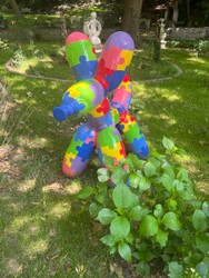 Farbenfrohes Designobjekt von Casa Padrino – Pop Art trifft auf kreative Formensprache.