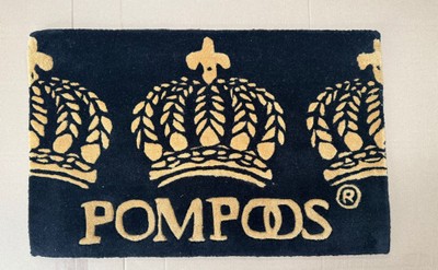 Casa Padrino Pompöös by Harald Glööckler Designer Doormat Crown Black / Gold 80 x 50 cm
