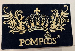 Casa Padrino Luxury Doormat Crown by Harald Glööckler Pompöös Black / Gold 80 x 50 cm