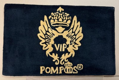 Casa Padrino Zerbino di Lusso VIP Krone di Harald Glööckler in Nero / Oro 80 x 50 cm