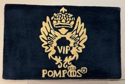 Casa Padrino Zerbino di Lusso VIP Krone di Harald Glööckler in Nero / Oro 80 x 50 cm