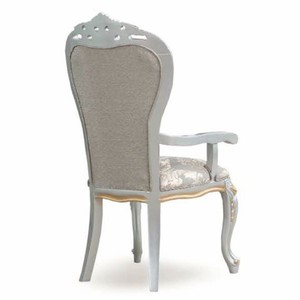 Casa Padrino Luxus Barock Esszimmer Set Grau / Silber / Gold - 1 Esstisch & 8 Stühle