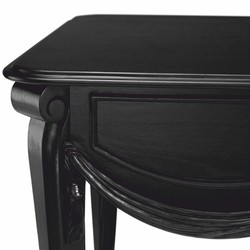 Casa Padrino Escritorio Barroco de Lujo Negro 160 cm - Muebles de Oficina Barrocos
