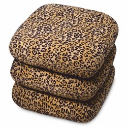 Casa Padrino sgabello girevole di lusso leopard A. 55 cm - Mobili di lusso per hotel