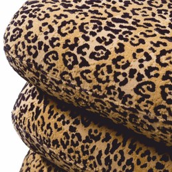 Casa Padrino sgabello girevole di lusso leopard A. 55 cm - Mobili di lusso per hotel