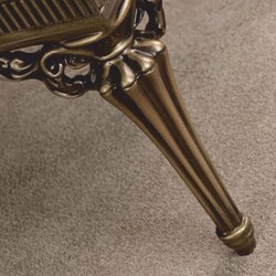Prunkvolles Luxus Barock Wohnzimmer Set Grau Gold