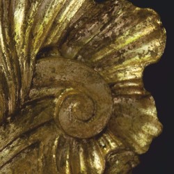 Casa Padrino Specchio Barocco di Lusso con Portacandele Oro Antico A. 85 cm - Fatto in Italia