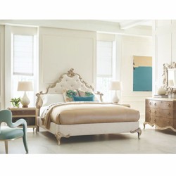 Casa Padrino Luxury Baroque Chest of Drawers with 9 Drawers Brown / Champagne-Gold 185 cm
