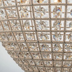 Casa Padrino baroque crystal chandelier silver Ø 60 x H. 85 cm - Baroque lights