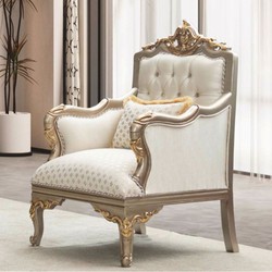 Prunkvolles Luxus Barock Wohnzimmer Set Creme Grau Gold Prunkvolles Luxus Barock Wohnzimmer Set Creme Grau Gold