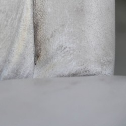Casa Padrino sedia da pranzo di lusso in pelle grigio vintage / naturale A. 93 cm