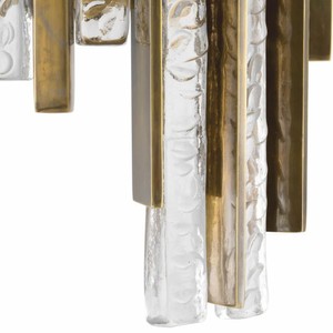 Casa Padrino Luxus Wandleuchte Vintage Messing H. 44 cm - Luxus Leuchten