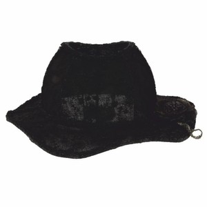 Casa Padrino paralume barocco a forma di cappello da signora nero 38 cm - Decorazione barocca