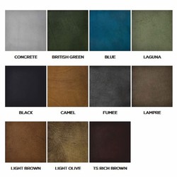 Luxus Leder Echtleder Wohnzimmer Sofa British Grün Schwarz