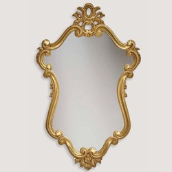 Casa Padrino specchio barocco di lusso oro A. 100 cm - Mobili barocchi - Fatto in Italia