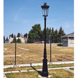 Casa Padrino Art Nouveau garden lantern black H. 336 cm - Outdoor lighting