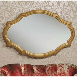 Prunkvoller Luxus Barock Spiegel Wandspiegel Gold