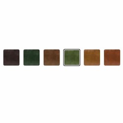 Casa Padrino Luxury Leather Sofa Green / Black 270 cm - Genuine Leather Furniture