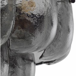 Casa Padrino Luxury Living Room & Hotel Chandelier Gray / Bronze Ø 75 cm - Luxury Furniture