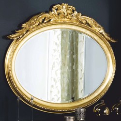 Prunkvoller Luxus Barock Spiegel Wandspiegel Gold