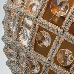 Casa Padrino Baroque Crystal Wall Light Gold H. 48 cm - Baroque Lights