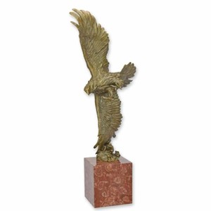Luxus Bronze Deko Skulptur Figur Adler