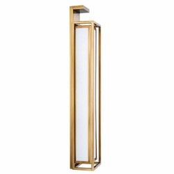 Casa Padrino lampada da parete di lusso ottone antico / bianco A. 70 cm - Illuminazione di lusso