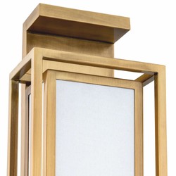 Casa Padrino lampada da parete di lusso ottone antico / bianco A. 70 cm - Illuminazione di lusso