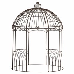 Casa Padrino Pavillon Art Nouveau Marron Ø 260 x H. 340 cm - Accessoires de Jardin