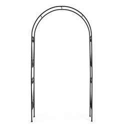 Casa Padrino Art Nouveau Rose Arch Black H. 210 cm - Garden Decoration Accessories